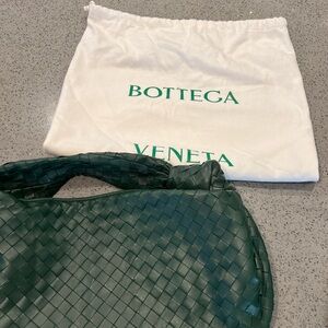 Bottega Veneta Dark Green Intrecciato Hobo Bag
